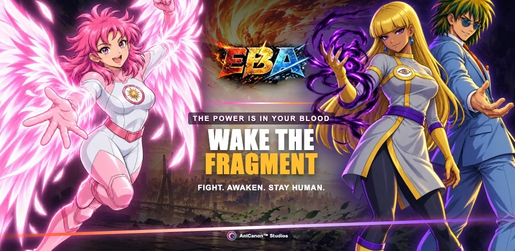 Three EBA fighters with elemental powers above São Paulo.